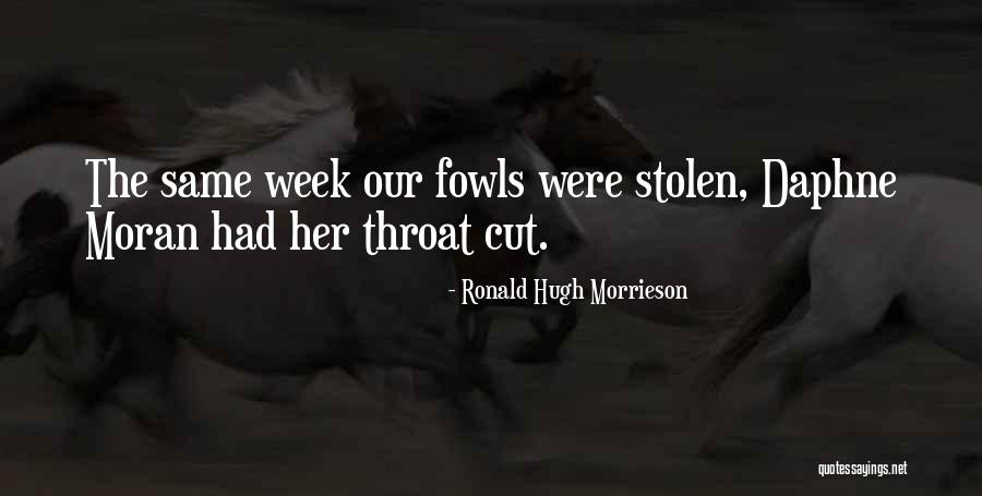 Excised Medical Quotes By Ronald Hugh Morrieson