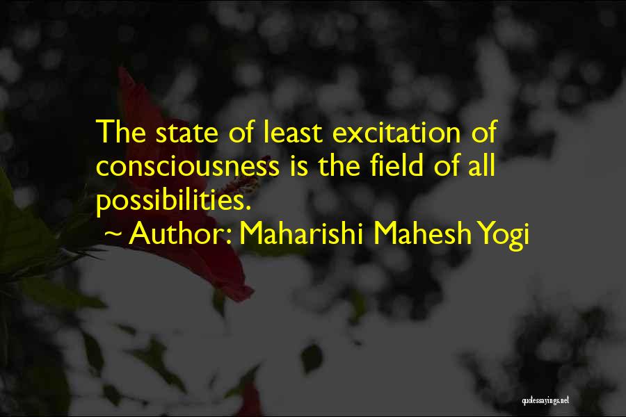 Excitation Quotes By Maharishi Mahesh Yogi