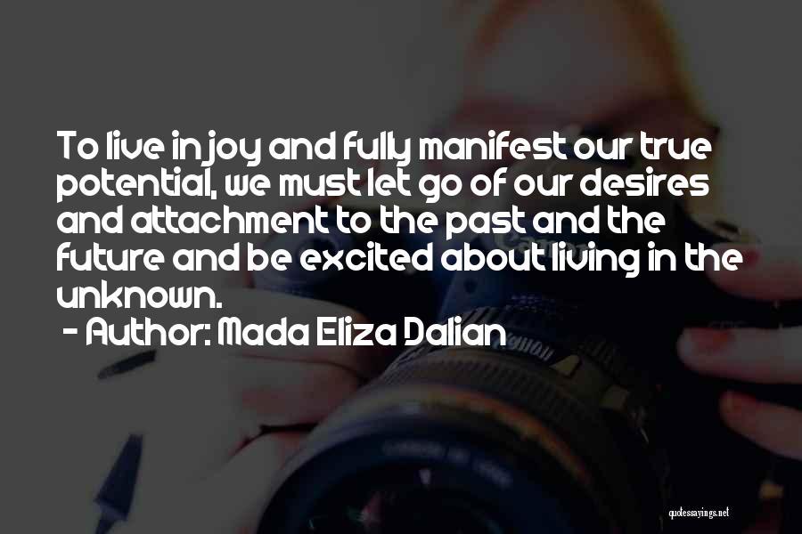 Excited About The Future Quotes By Mada Eliza Dalian