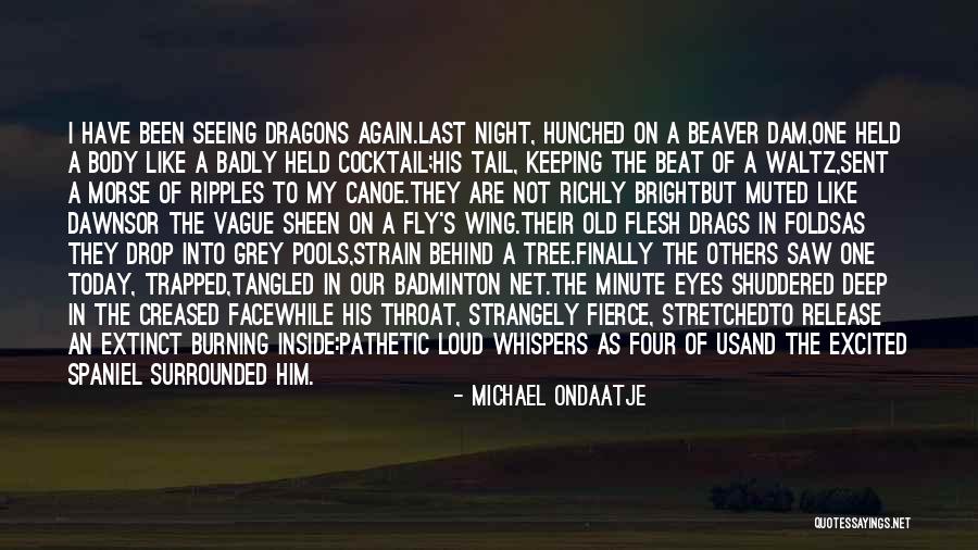 Excited As A Quotes By Michael Ondaatje