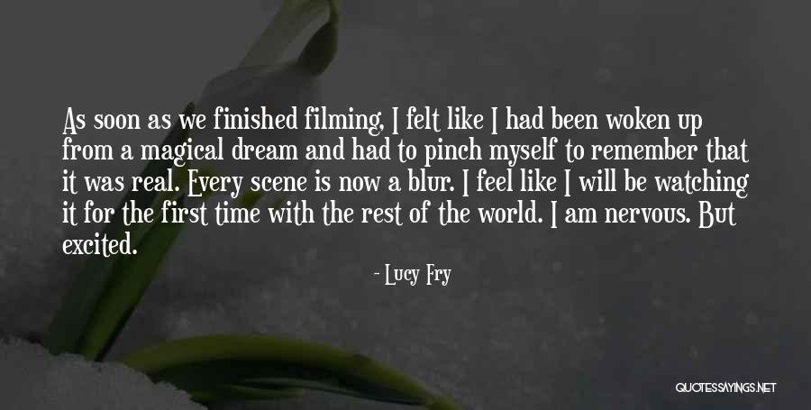 Excited But Nervous Quotes By Lucy Fry Excited But Nervous Quotes By Lucy Fry