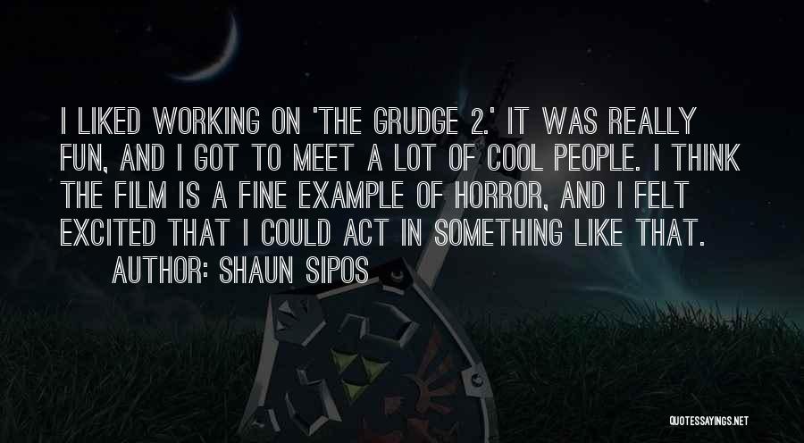 Excited Like A Quotes By Shaun Sipos