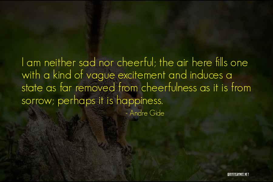 Excitement And Happiness Quotes By Andre Gide Excitement And Happiness Quotes By Andre Gide