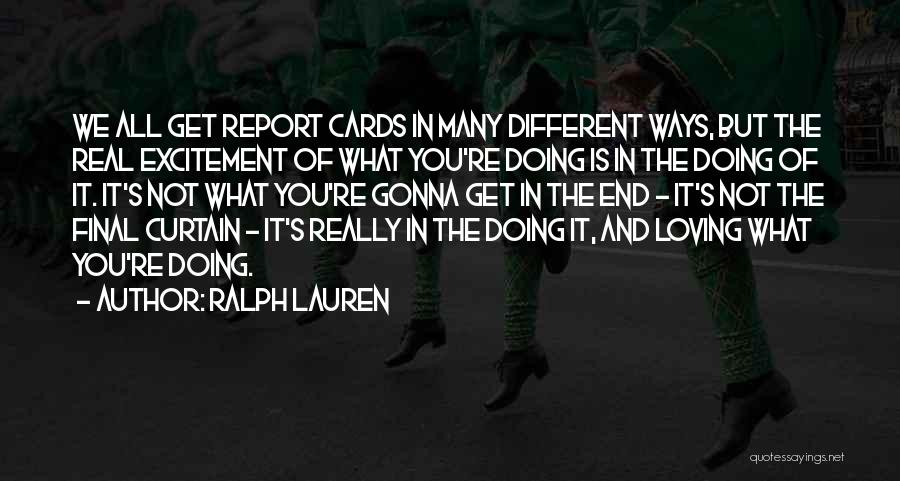 Excitement And Happiness Quotes By Ralph Lauren
