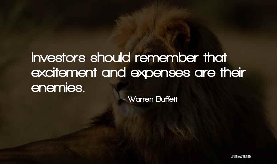Excitement And Success Quotes By Warren Buffett Excitement And Success Quotes By Warren Buffett