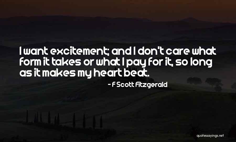 Excitement For Life Quotes By F Scott Fitzgerald