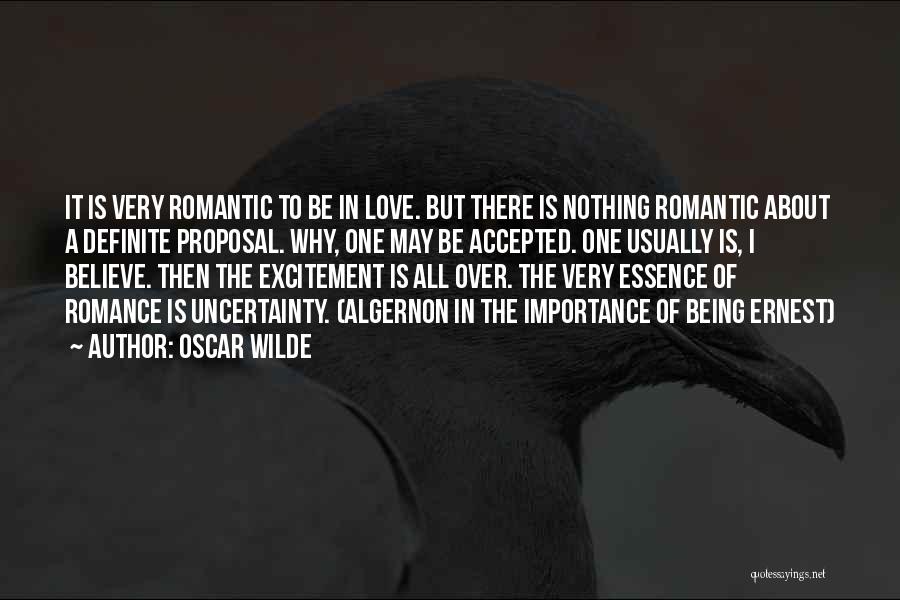 Excitement In Love Quotes By Oscar Wilde