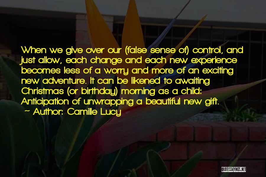 Exciting Change Quotes By Camille Lucy