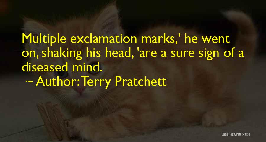 Exclamation Marks Quotes By Terry Pratchett