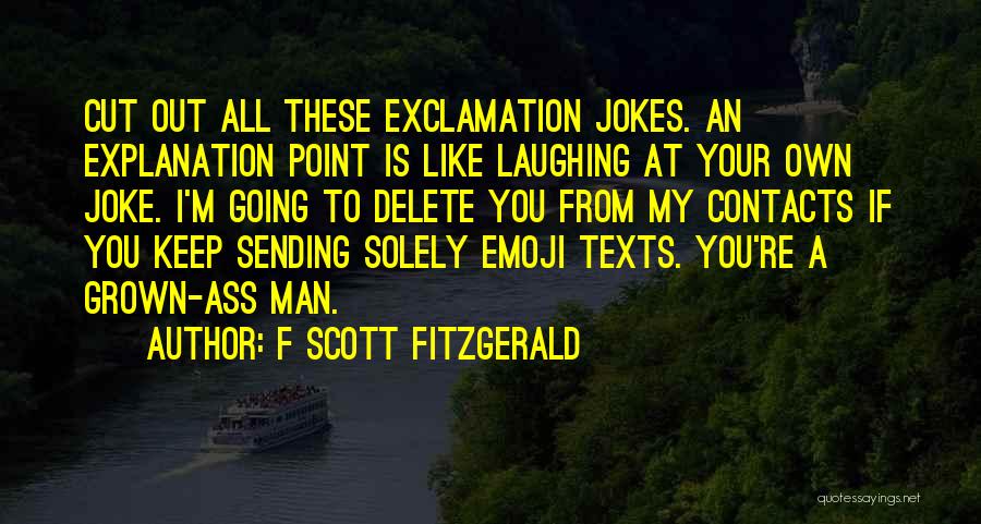 Exclamation Within Quotes By F Scott Fitzgerald