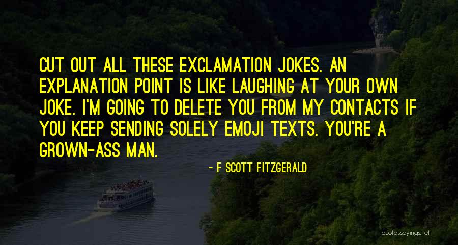 Exclamation Within Quotes By F Scott Fitzgerald