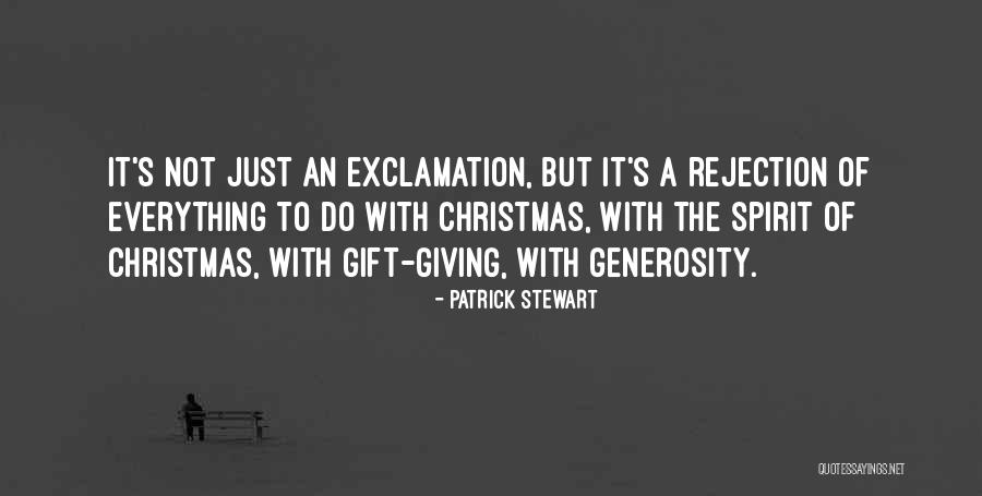 Exclamation Within Quotes By Patrick Stewart