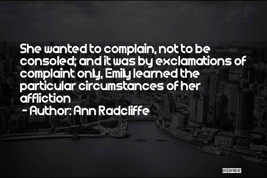 Exclamations Quotes By Ann Radcliffe