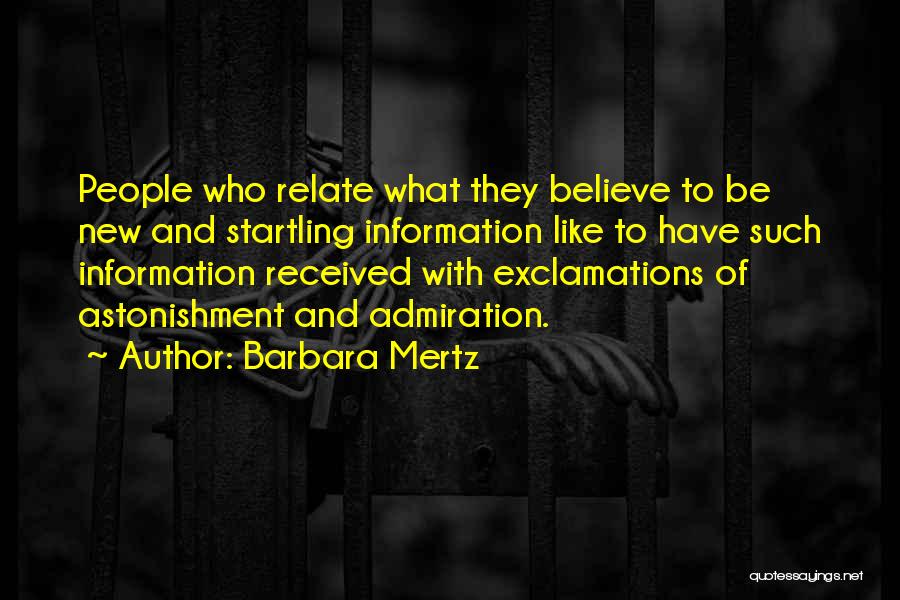 Exclamations Quotes By Barbara Mertz