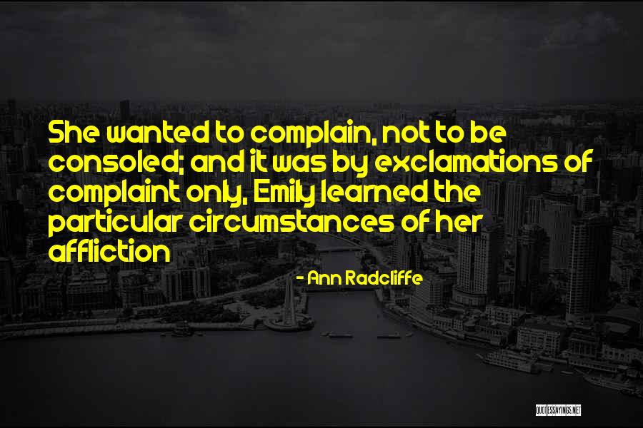 Exclamations Within Quotes By Ann Radcliffe Exclamations Within Quotes By Ann Radcliffe