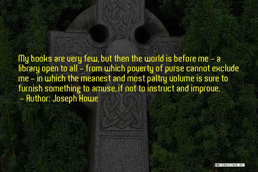 Exclude Quotes By Joseph Howe