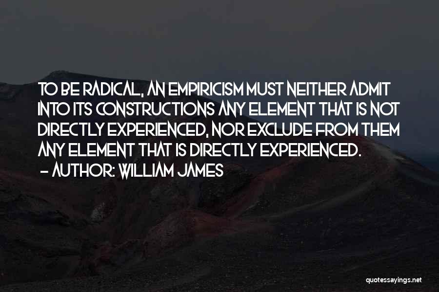 Exclude Quotes By William James