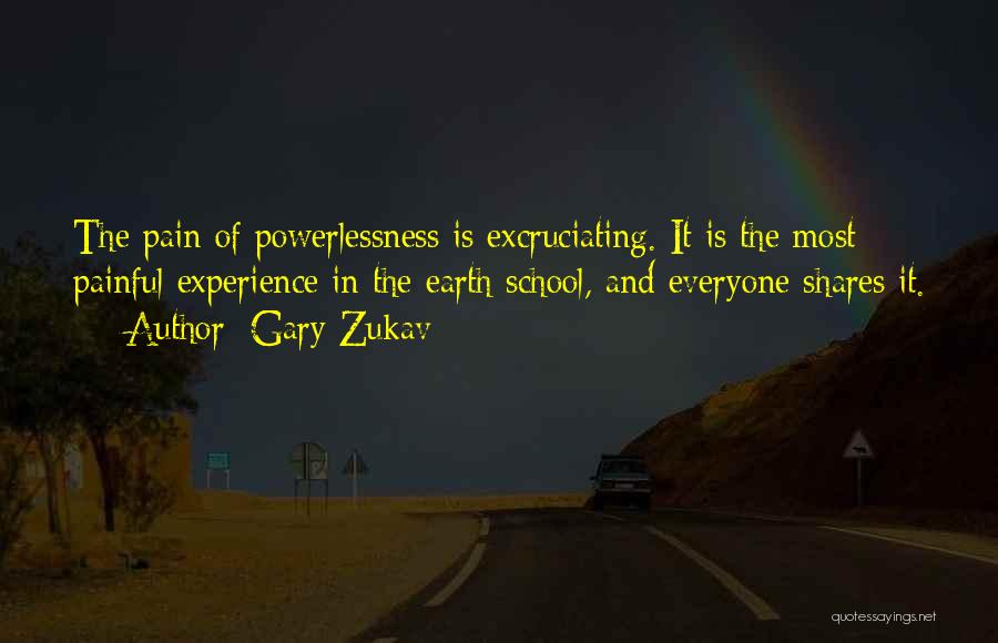 Excruciating Pain Quotes By Gary Zukav