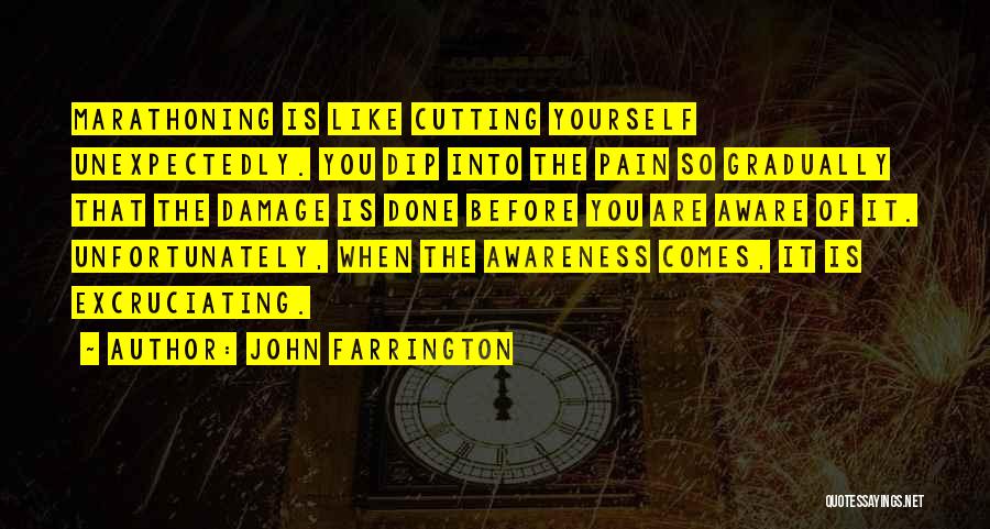 Excruciating Pain Quotes By John Farrington