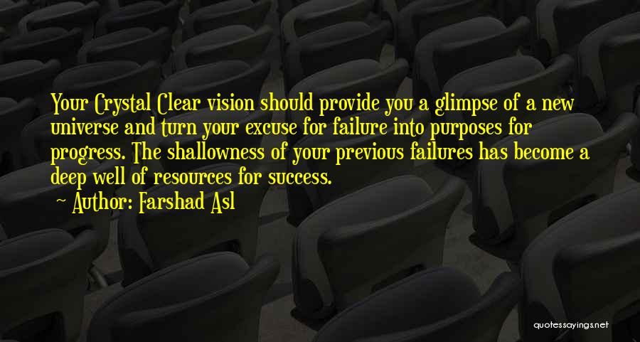 Excuses And Success Quotes By Farshad Asl