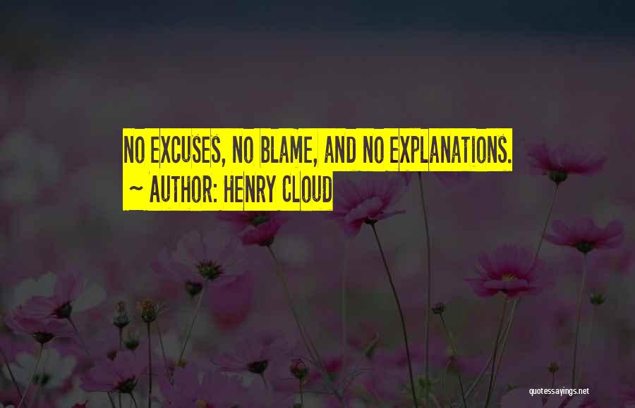 Excuses Quotes By Henry Cloud
