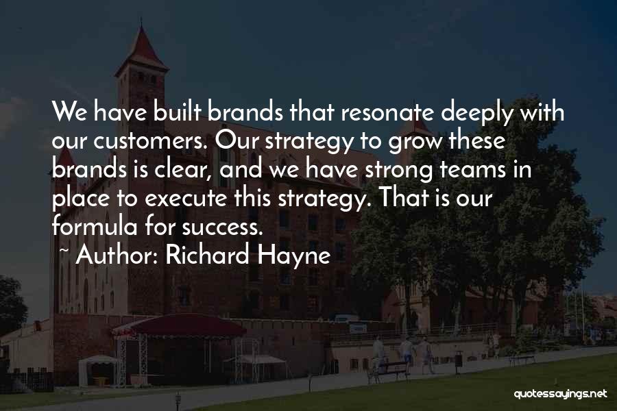 Execute Strategy Quotes By Richard Hayne