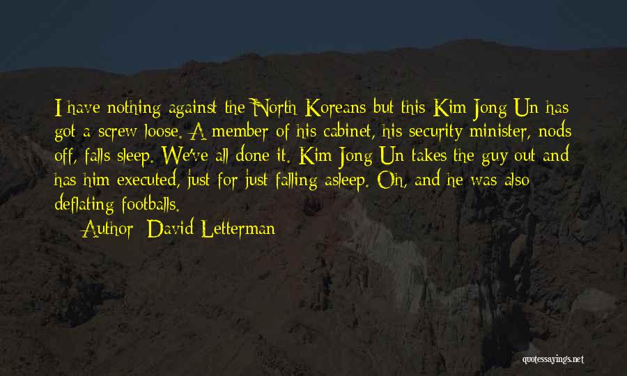 Executed Quotes By David Letterman