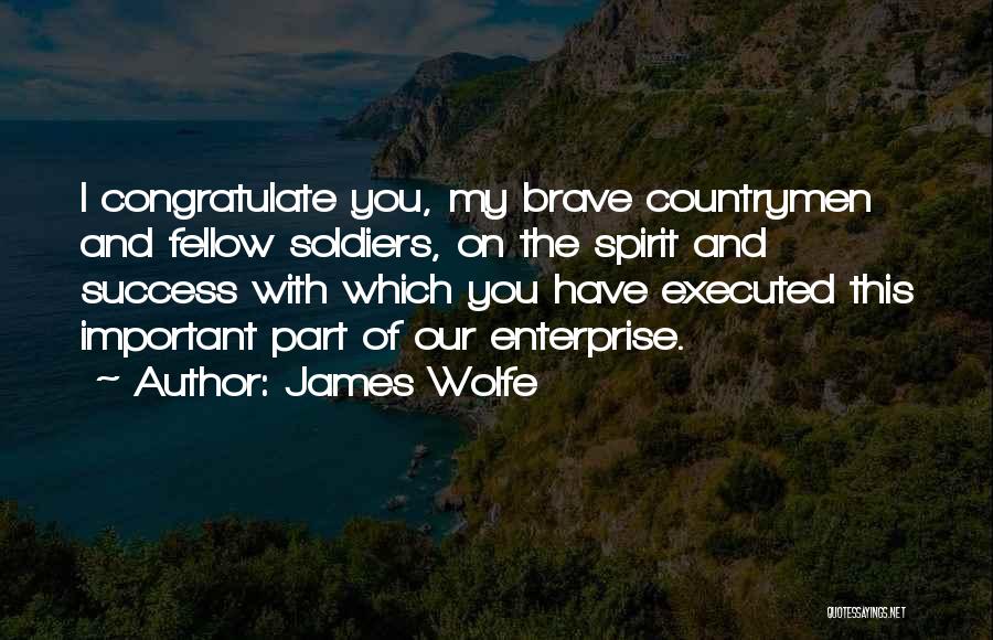 Executed Quotes By James Wolfe