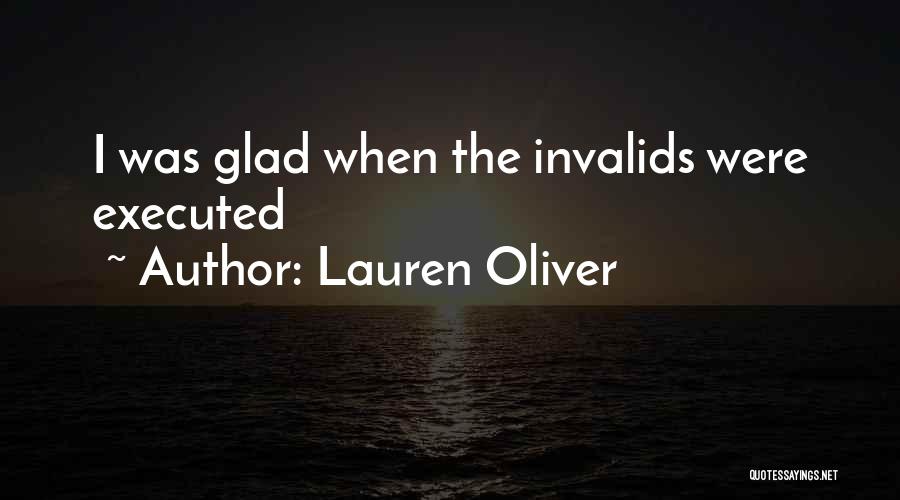 Executed Quotes By Lauren Oliver