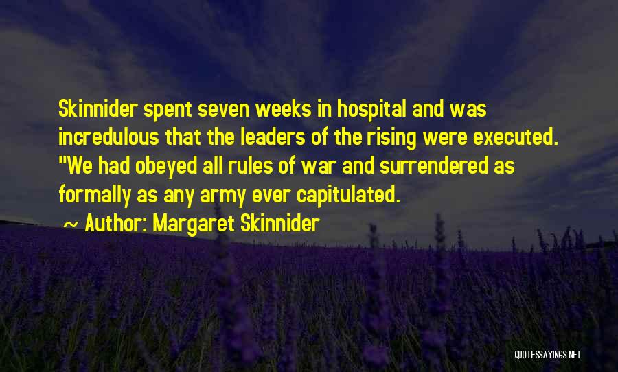 Executed Quotes By Margaret Skinnider