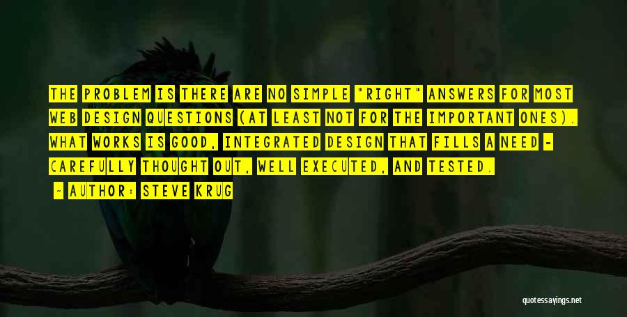 Executed Quotes By Steve Krug