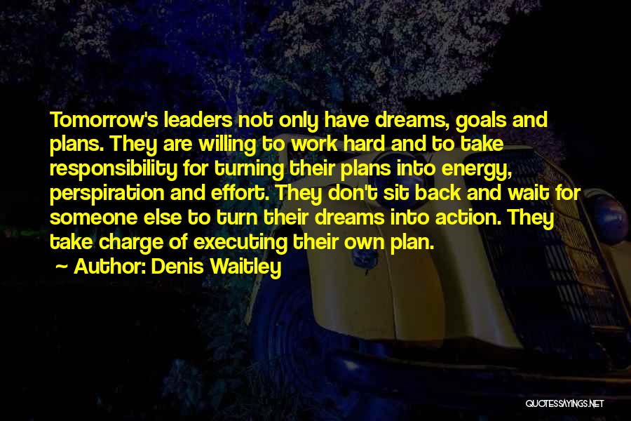 Executing Plans Quotes By Denis Waitley