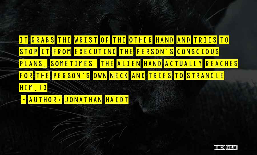 Executing Plans Quotes By Jonathan Haidt
