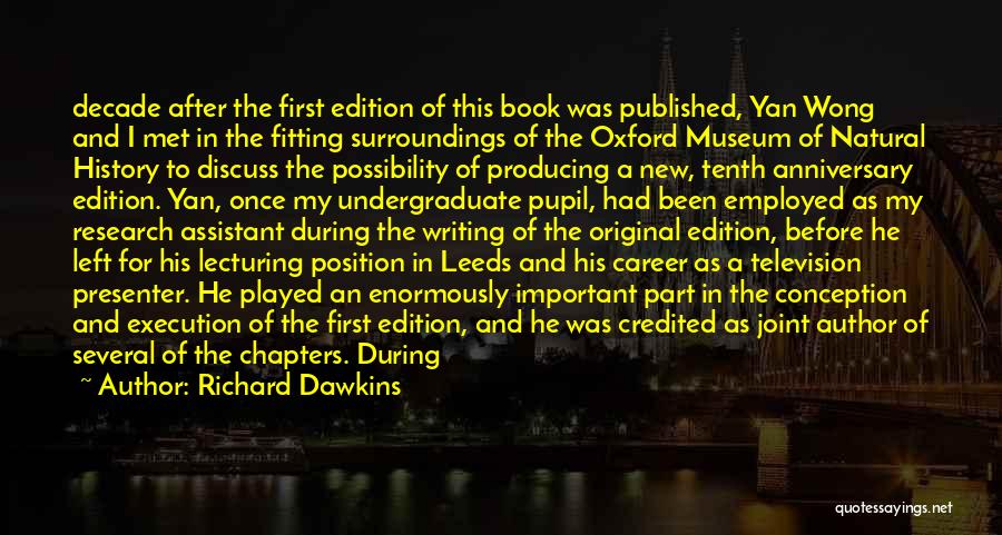 Execution Book Quotes By Richard Dawkins