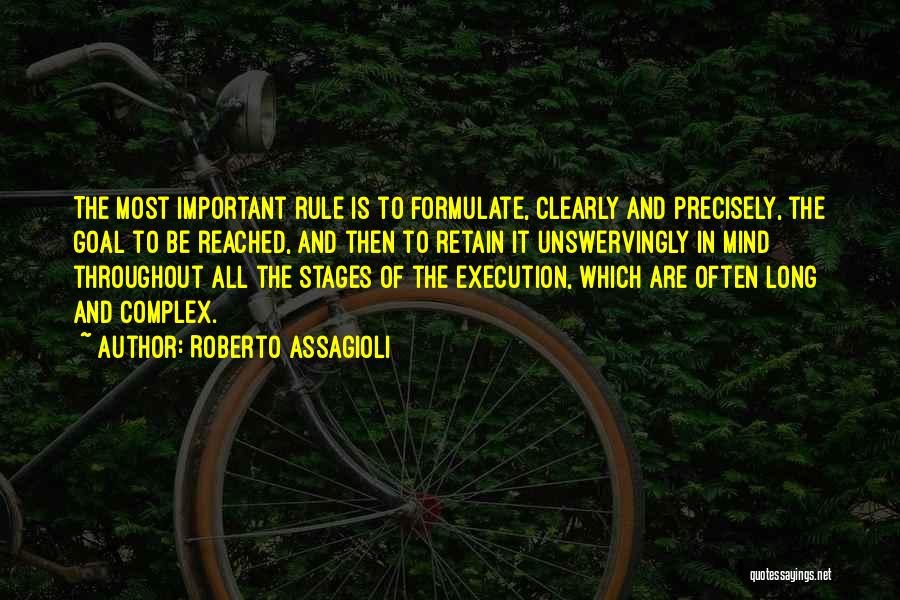 Execution Quotes By Roberto Assagioli