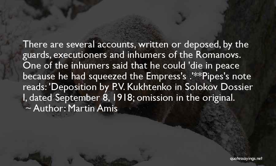 Executioners Quotes By Martin Amis