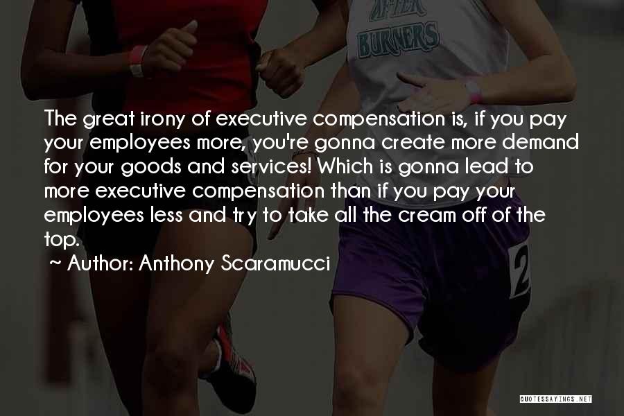 Executive Compensation Quotes By Anthony Scaramucci