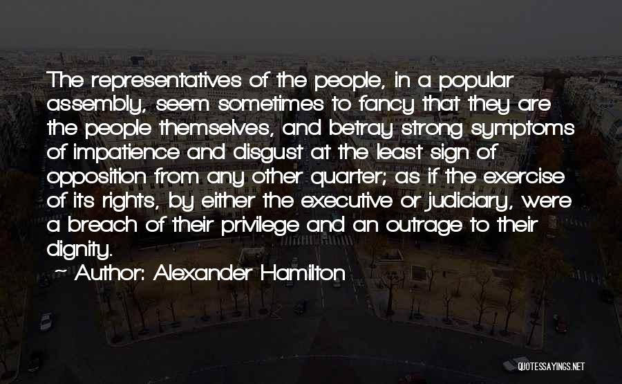 Executive Quotes By Alexander Hamilton