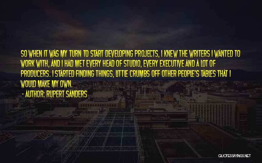 Executive Quotes By Rupert Sanders