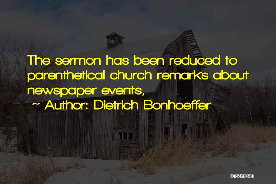 Exegesis Quotes By Dietrich Bonhoeffer