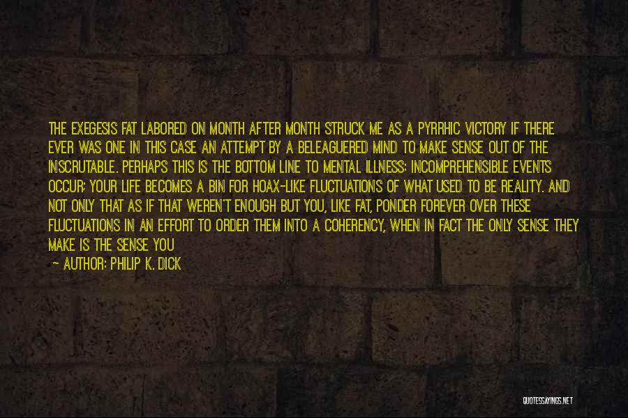 Exegesis Quotes By Philip K. Dick