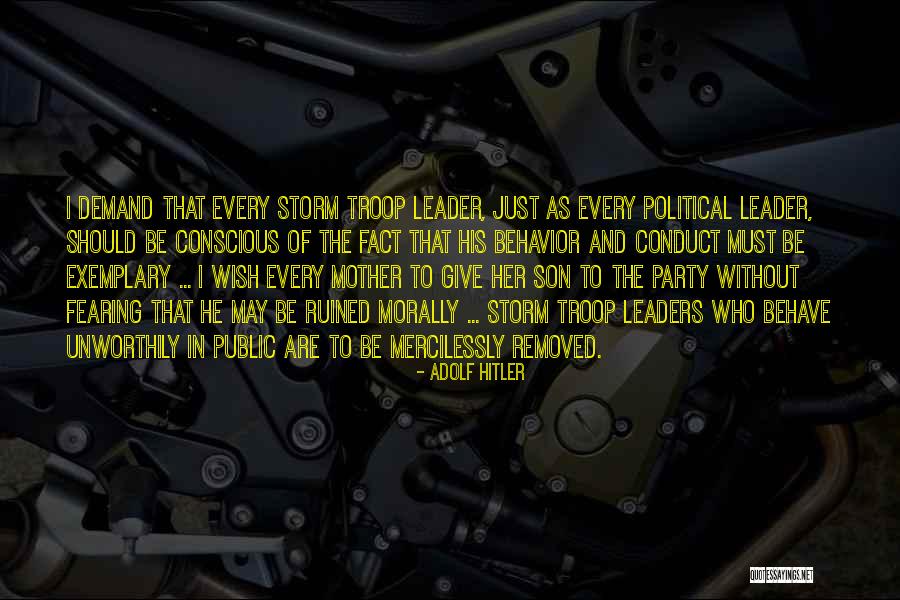 Exemplary Quotes By Adolf Hitler Exemplary Quotes By Adolf Hitler