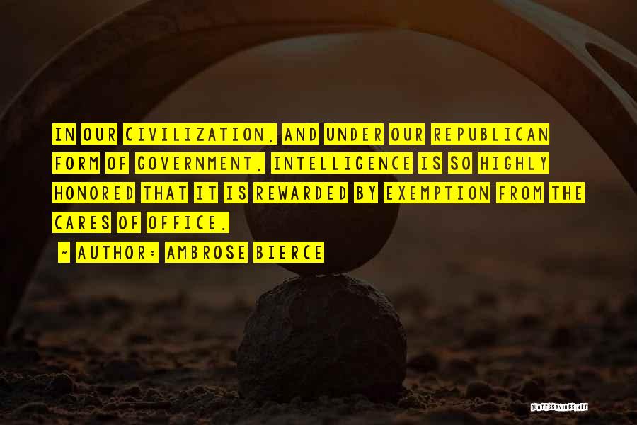 Exemption Quotes By Ambrose Bierce