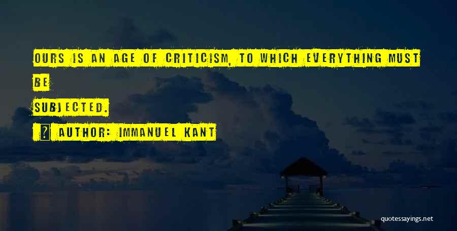 Exemption Quotes By Immanuel Kant