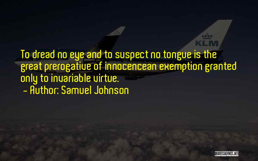 Exemption Quotes By Samuel Johnson