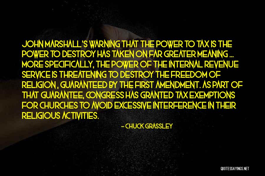 Exemptions Tax Quotes By Chuck Grassley Exemptions Tax Quotes By Chuck Grassley