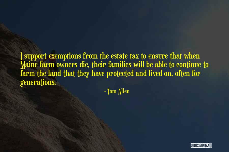 Exemptions Tax Quotes By Tom Allen Exemptions Tax Quotes By Tom Allen