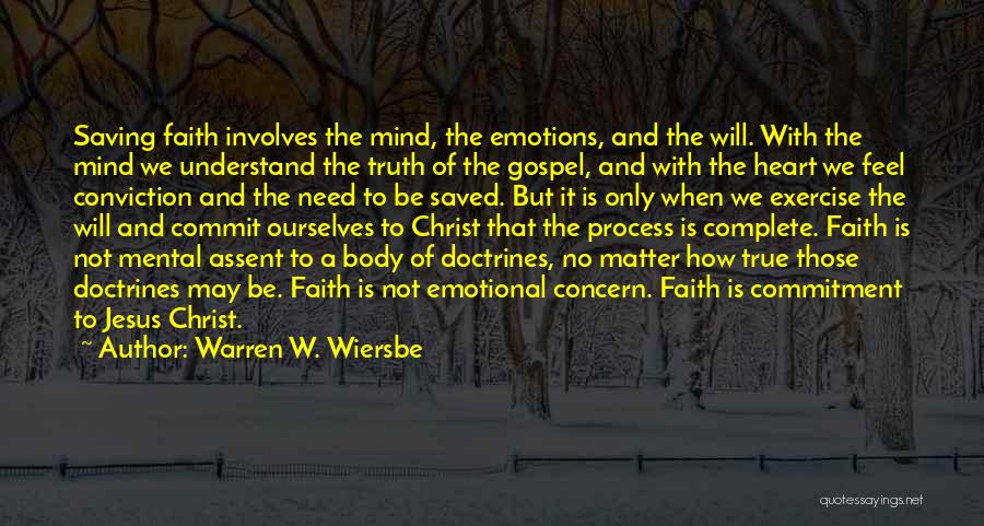 Exercise And The Mind Quotes By Warren W. Wiersbe