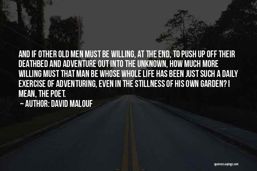Exercise Daily Quotes By David Malouf