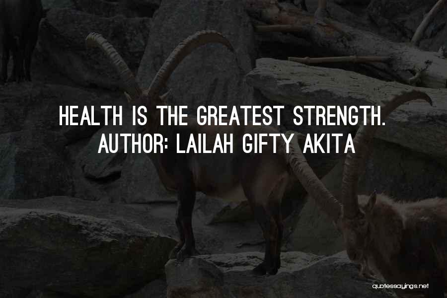 Exercise Healthy Lifestyle Quotes By Lailah Gifty Akita